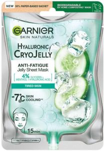 Garnier Hyaluronic Cryo Jelly Anti-Fatigue Jelly Sheet Face Mask (27g)