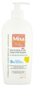 Mixa Baby Soapfree 2in1 Mild Shampoo And Cleansing Gel For Hair And Body (250mL)