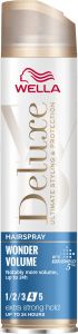 Wella Deluxe Wonder Volume Extra Strong Hold Hairspray (250mL)