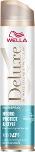 Wella Deluxe Hydro Protect and Style Extra Strong Hold Hairspray (250mL)