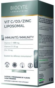 Biocyte Vit C/D3/Zinc Liposomal (14pcs)