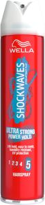 Wella Shockwaves Ultra Strong Power Hold Hairspray (250mL)