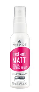 essence Instant Matt Make-up Setting Spray (50mL)