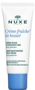 Nuxe 48H Moisturising Rich Cream Dry Skin (30 mL)