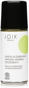 Joik Organic Sidruni ja Geraaniumi Minaraaldeodorant (50mL)