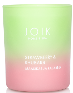 Joik Home & Spa Rapsivahast Lõhnaküünal Maasikas Ja Rabarber (150g)