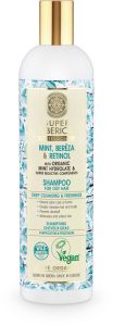 Natura Siberica Super Mint, Bereza & Retinol Shampoo For Oily Hair (400mL)