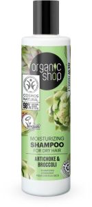 Organic Shop Moisturizing Shampoo For Dry Hair Artichoke & Broccoli (280mL)