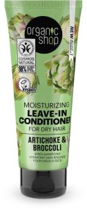 Organic Shop Moisturizing Leave-In Conditioner For Dry Hair Artichoke & Broccoli (75mL)