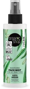 Organic Shop Soothing Face Mist For All Skin Types Aloe & Avocado (150mL)
