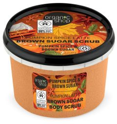 Organic Shop Brown Sugar Body Scrub Pumpkin Spice Latte (250mL)
