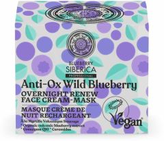 Natura Siberica Anti-ox Wild Blueberry Overnight Renewing Face Cream-Mask (50mL)
