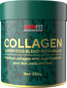 ICONFIT Collagen Superfoods (250g) Berries & Inulin Raspberry, Blackcurrant