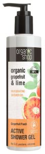 Organic Shop Active Shower Gel Grapefruit Punch Cosmos Natural BDIH (280mL)