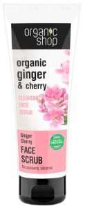 Organic Shop Ginger Cherry Cleansing Face Scrub (75mL)