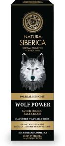 Natura Siberica Men Super Toning Face Cream Wolf Power (50mL)