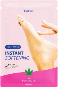 STAY Well Instant Softening Foot Mask Hemp Seed (1pair)