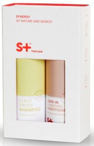 S+ Haircare Õrnatoimelise Šampooni & Pähejäetava Palsami Kinkekomplekt Lastele (250+200mL)