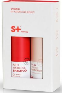 S+ Haircare Juuste Kasvu Stimuleeriva Šampooni & Pähejäetava Palsami Komplekt (250+200mL)