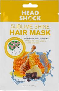 Head Shock Sublime Shine Printed Hair Sheet Mask Honey (25mL)