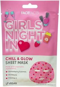 Face Facts Soothing & Brightening Sheet Face Mask Girls Night Out (20mL)