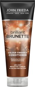 John Frieda Brilliant Brunette Colour Vibrancy Moisturising Conditioner (250mL)