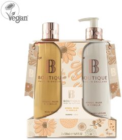 Boutique Body Duo Gift Set Amber, Musk & Vanilla