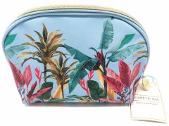 Danielle Botanical Palm Blue Oyster Bag
