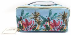 Danielle Botanical Palm Blue Travel Storage Bag