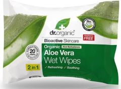 Dr. Organic Aloe Vera Wet Wipe (20pcs)