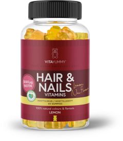 VitaYummy Hair & Nails Vitamins Lemon (60pcs)