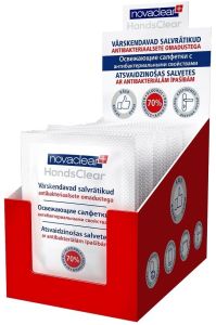 Novaclear Refreshing Wipes With Antibacterial Properties (20pcs)