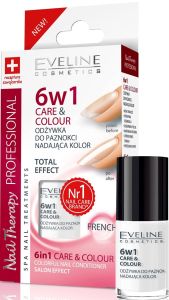 Eveline Cosmetics Nail Therapy 6in1 Care & Colour French (12mL)