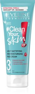 Eveline Cosmetics Clean Your Skin Mattifying Face Cream (75mL)