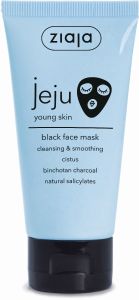 Ziaja Jeju Cleansing & Smoothing Black Face Mask (50mL)