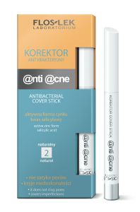 Floslek Anti Acne Antibacterial Cover Stick Natural