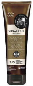 Hello Nature Shower Gel Coconut Oil Moisture & Repair (250mL)