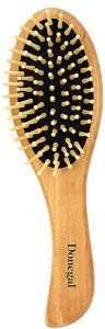 Donegal Wooden Cushion Hair Brush Nature