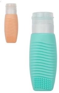 Donegal Silicone Travel Bottle With Screw Cap and Flip Cap for Liquid Cosmetics (78mL)