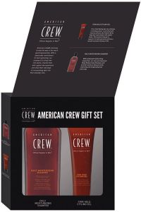 American Crew Firm Hold Gel (250mL) + Daily Moisturizing Shampoo (250mL) Gift Box