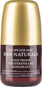 Recipe for Men Raw Naturals Goof Proof Antiperspirant Deodorant (60mL)