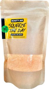 Beauty Jar Squeeze The Day Sparkling Bath With Sweet Almond Oil And Vitamin E (250g)