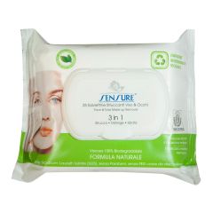 Sensure Green Line-Eco Natural 3in1 Makeup Remover (25pcs)