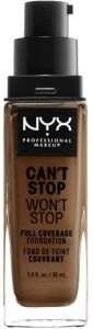 NYX Professional Makeup Can't Stop Won't Stop Full Coverage Foundation (30mL) Cappuccino