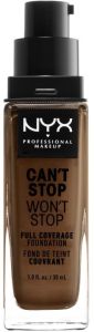 NYX Professional Makeup Can't Stop Won't Stop Full Coverage Foundation (30mL) Mocha