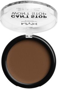 NYX Professional Makeup Can't Stop Won't Stop Powder Foundation (10,7g) Mocha