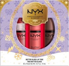 NYX Professional Makeup Mrs Claus Butter Gloss Trio​