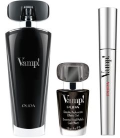 Pupa Vamp! Gift Set Black EDP (50mL) + Mascara (9mL) + Nail Polish (9mL)