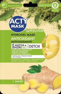Acty Patch Hydrogel Face Mask Matcha Tea, Ginger & Vitamin C&E (1pc)