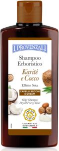 I Provenzali Shea Butter Silky Shampoo Shea and Coconut, Dry and Frizzy Hair (250mL)